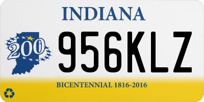 IN license plate 956KLZ
