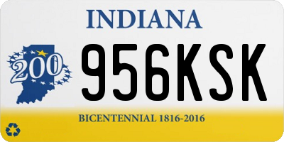 IN license plate 956KSK