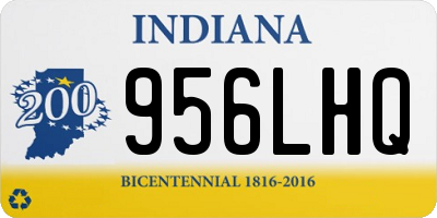 IN license plate 956LHQ