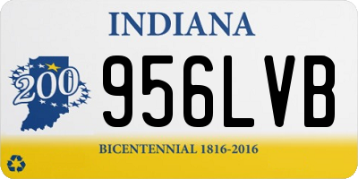 IN license plate 956LVB