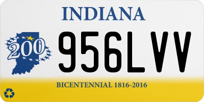 IN license plate 956LVV