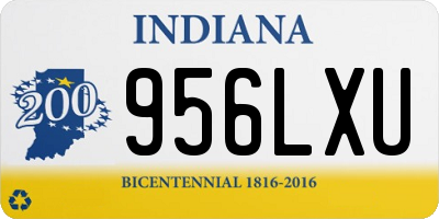 IN license plate 956LXU