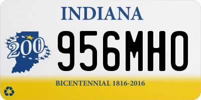 IN license plate 956MHO