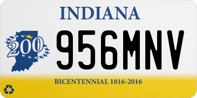 IN license plate 956MNV