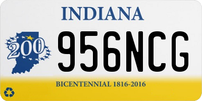 IN license plate 956NCG