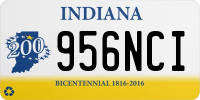 IN license plate 956NCI