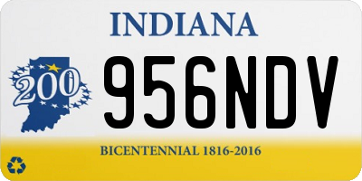 IN license plate 956NDV