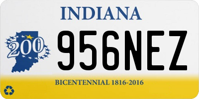 IN license plate 956NEZ