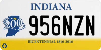 IN license plate 956NZN