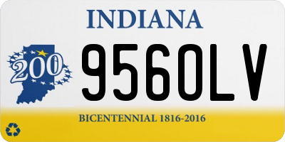 IN license plate 956OLV