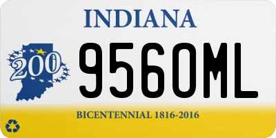 IN license plate 956OML