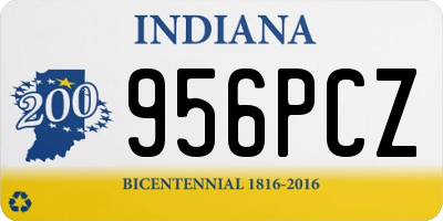 IN license plate 956PCZ