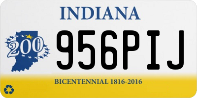 IN license plate 956PIJ