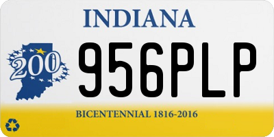 IN license plate 956PLP