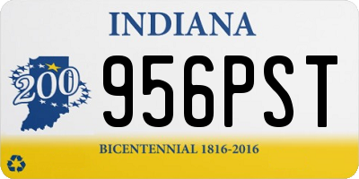 IN license plate 956PST
