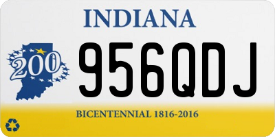 IN license plate 956QDJ