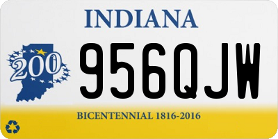 IN license plate 956QJW
