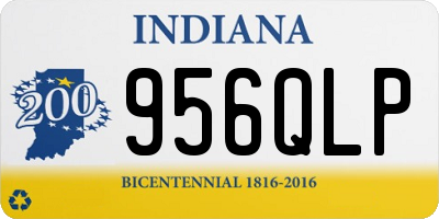 IN license plate 956QLP