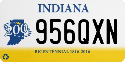 IN license plate 956QXN