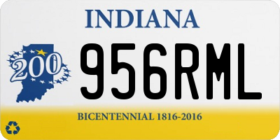 IN license plate 956RML