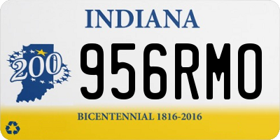 IN license plate 956RMO