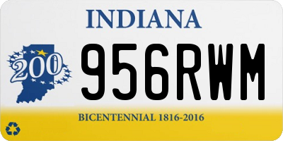 IN license plate 956RWM