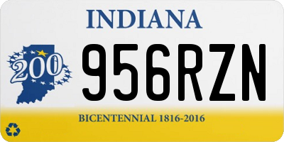 IN license plate 956RZN
