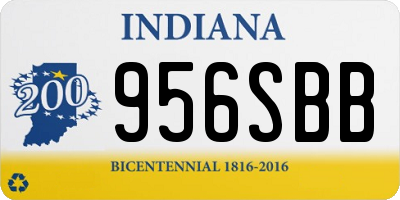 IN license plate 956SBB