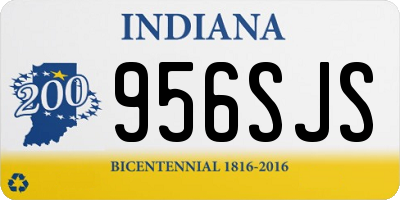 IN license plate 956SJS