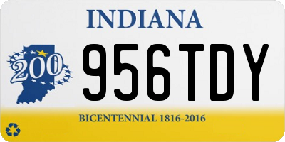 IN license plate 956TDY
