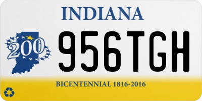 IN license plate 956TGH
