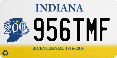 IN license plate 956TMF