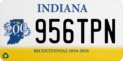 IN license plate 956TPN