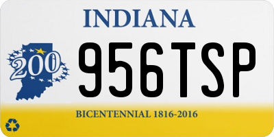 IN license plate 956TSP