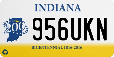 IN license plate 956UKN