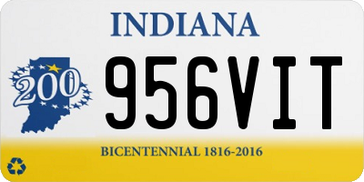 IN license plate 956VIT