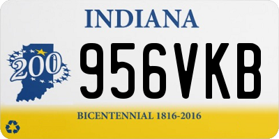 IN license plate 956VKB