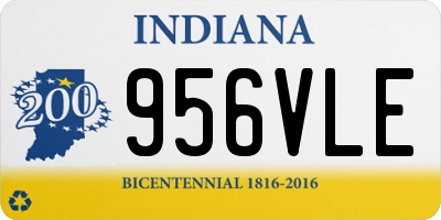 IN license plate 956VLE