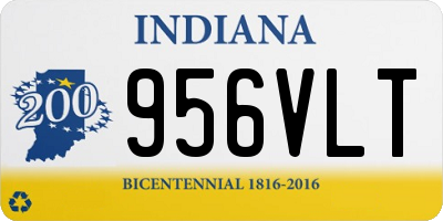 IN license plate 956VLT