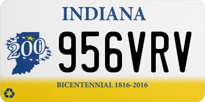 IN license plate 956VRV