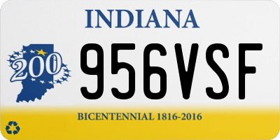 IN license plate 956VSF