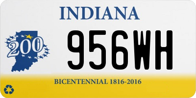 IN license plate 956WH