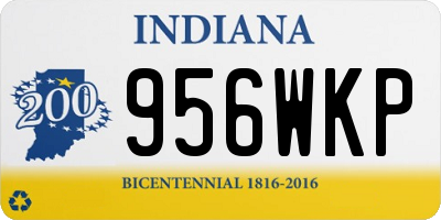 IN license plate 956WKP