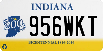 IN license plate 956WKT