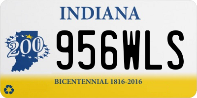 IN license plate 956WLS