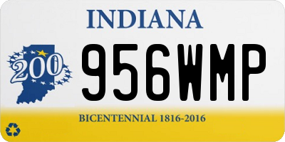 IN license plate 956WMP