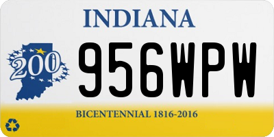 IN license plate 956WPW