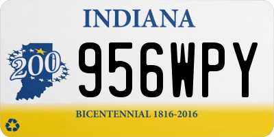 IN license plate 956WPY