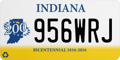 IN license plate 956WRJ