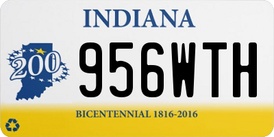 IN license plate 956WTH
